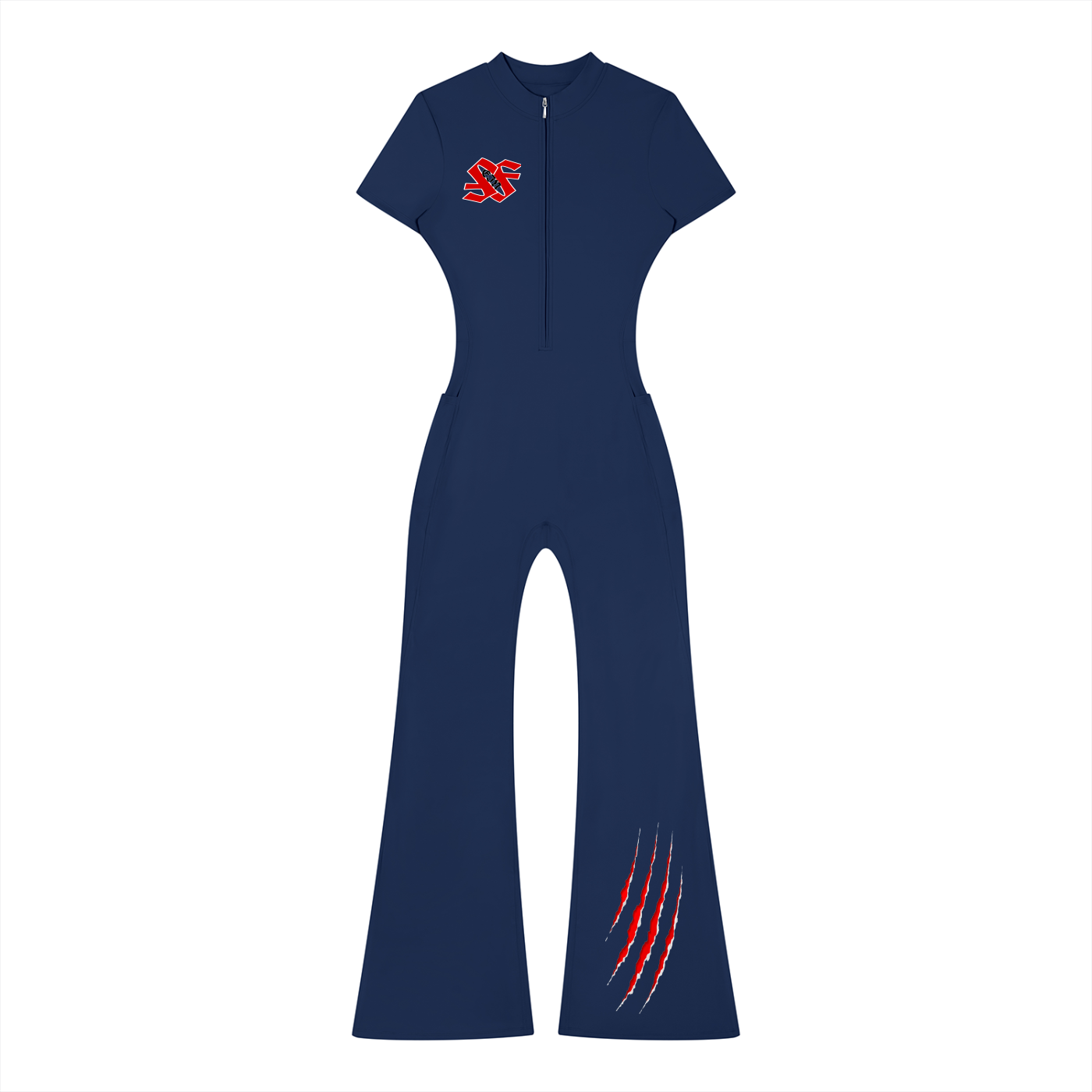 Tight Flared Jumpsuit