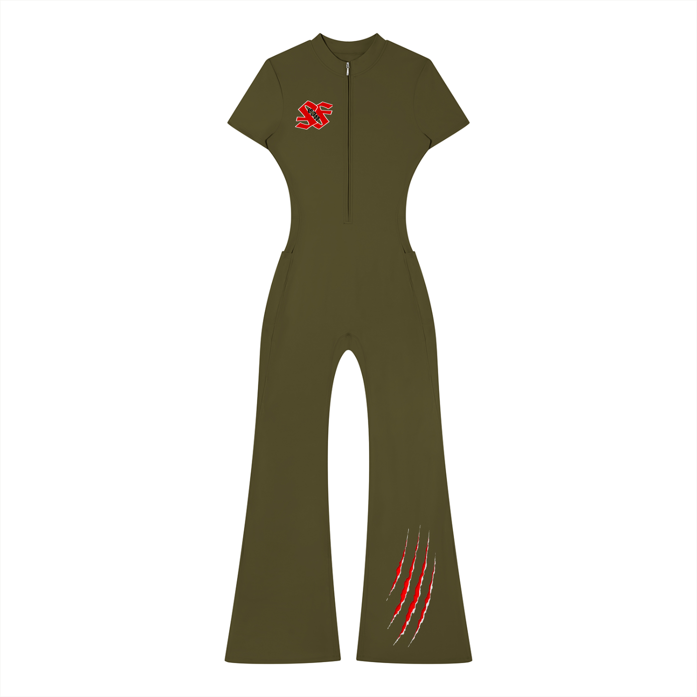 Tight Flared Jumpsuit