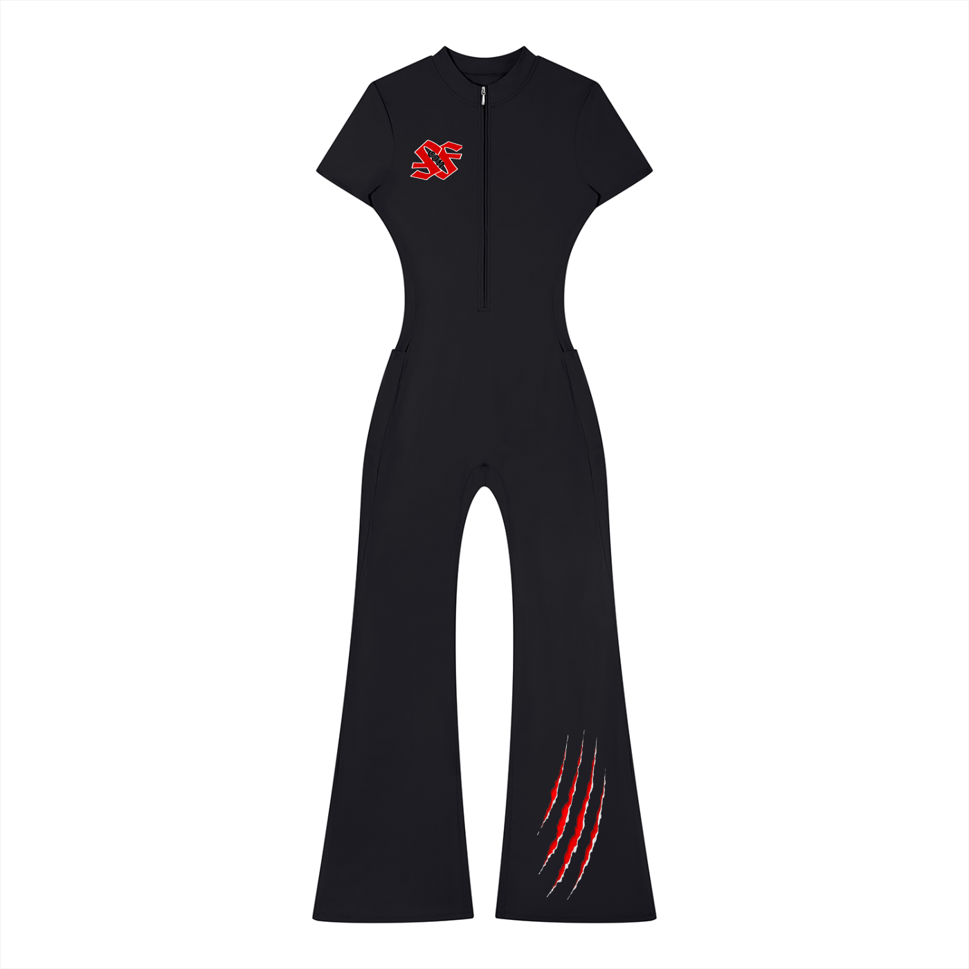 Tight Flared Jumpsuit